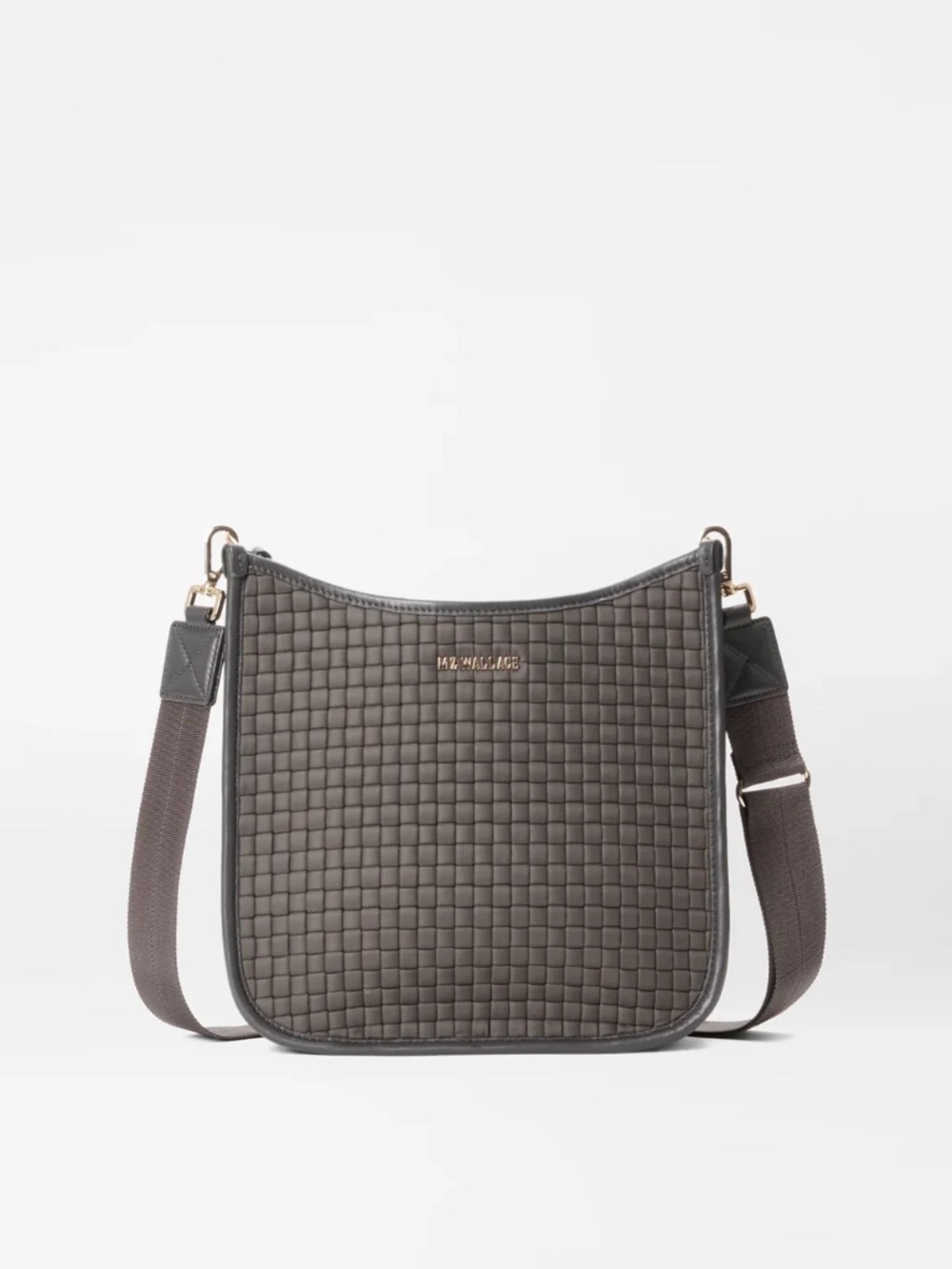 MZ WALLACE WOVEN BOX CROSSBODY BAG New without tags